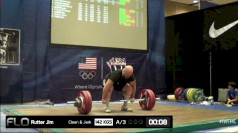 Jim Rutter (M40,94kgs) CJ 3 142 kgs