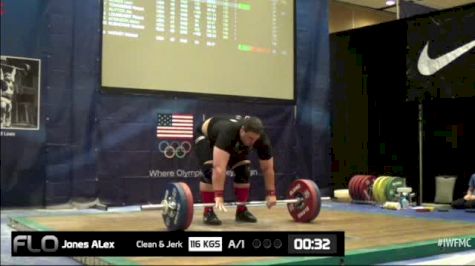 Alex Jones (M40,+105kgs) CJ 1 116 kgs