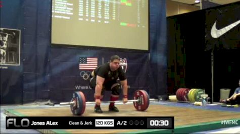 Alex Jones (M40,+105kgs) CJ 2 120 kgs