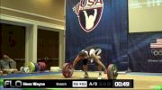 Wayne Hess (M35, 85kgs) Snatch 102 kgs