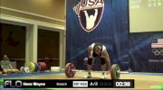 Wayne Hess (M35, 85kgs) Snatch 100 kgs