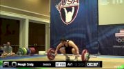 Craig Peugh (M35, 94kgs) Snatch 87 kgs