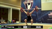 Craig Peugh (M35, 94kgs) Snatch 91 kgs