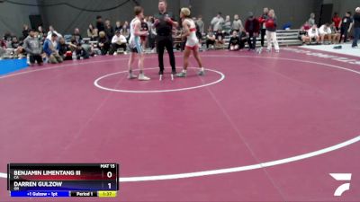 106 lbs Champ. Round 1 - Benjamin Limentang Iii, CA vs Darren Gulzow, OR