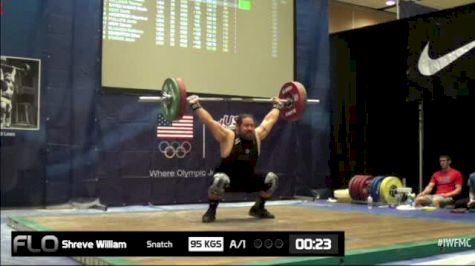 William Shreve (M35,+105kgs) Snatch 1 95 kgs