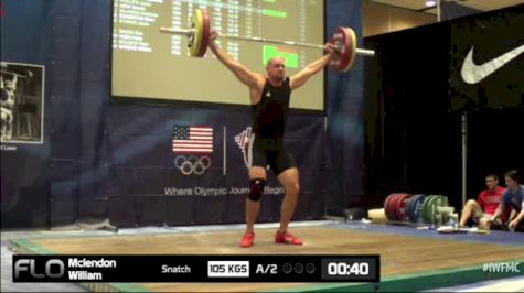 William Mclendon (M35,105kgs) Snatch 2 105 kgs