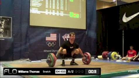 Thomas Williams (M35,+105kgs) Snatch 2 104 kgs