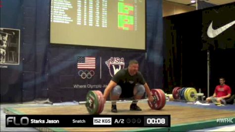 Jason Starks (M35,+105kgs) Snatch 2 152 kgs