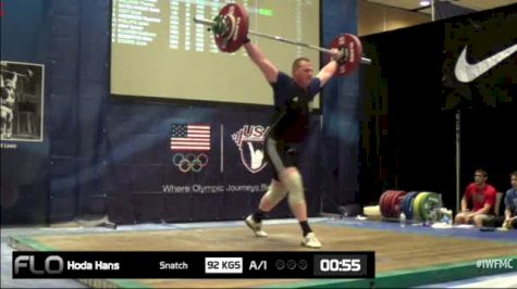 Hans Hoda (M35,+105kgs) Snatch 1 92 kgs