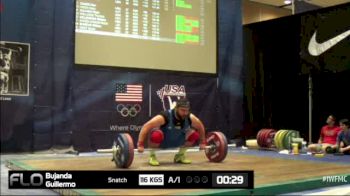 Guillermo Bujanda (M35,105kgs) Snatch 1 116 kgs