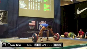 Darwin Aray (M35,+105kgs) Snatch 2 120 kgs