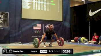 Dan Sands (M35,105kgs) Snatch 3 97 kgs