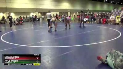 170 lbs Round 2 (8 Team) - Mylie Taylor, Stormettes vs Lana Clayton, Head Hunters