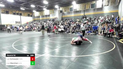 182 lbs Round Of 16 - Joseph Cichowski, Foran vs Jhandel Marchial, New London