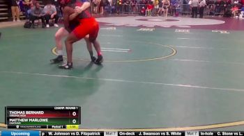 2 - 165 lbs Quarterfinal - Thomas Bernard, Virginia High vs Matthew Marlowe, Chatham