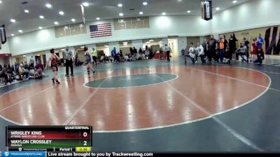 105 lbs Quarterfinal - Wrigley King, Hybrid Wrestling Club vs Waylon Crossley, Indiana