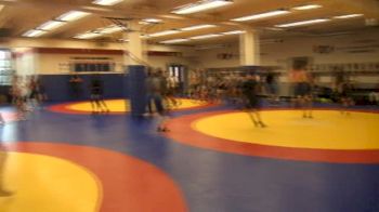 Jordan Burroughs Leading Warm Ups