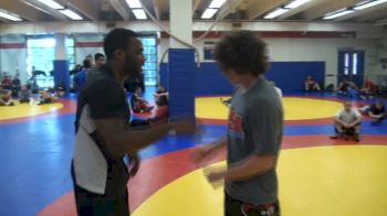 Jordan Burroughs Giving Free Lessons To Kaden Gfeller