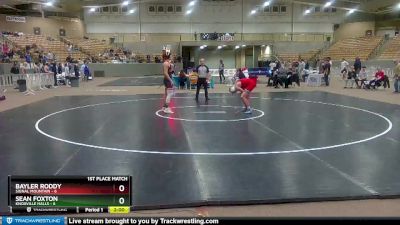 170 lbs Champ - Bayler Roddy, Signal Mountain vs Sean Foxton, Knoxville Halls