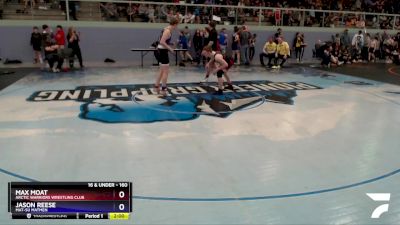 160 lbs Round 3 - Jason Reese, Mat-Su Matmen vs Max Moat, Arctic Warriors Wrestling Club