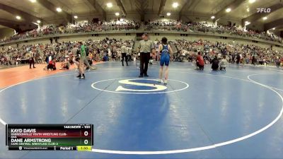 100 lbs Champ. Round 2 - Dane Armstrong, Cape Central Wrestling Club-A  vs Kayd Davis, Harrisonville Youth Wrestling Club-AAA