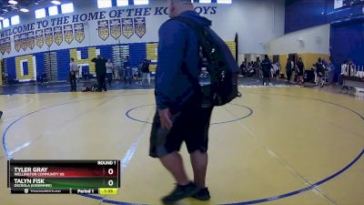 120 Gold Round 1 - Talyn Fisk, Osceola (Kissimmee) vs Tyler Gray, Wellington Community Hs