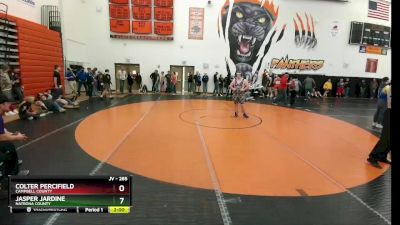 285 lbs Semifinal - Jasper Jardine, Natrona County vs Colter Percifield, Campbell County