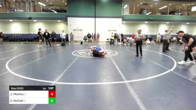 150 lbs Consi Of 16 #2 - Jimmy Mastny, IL vs Draven McCall, FL