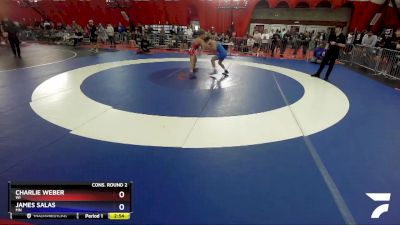 145 lbs Cons. Round 2 - Charlie Weber, WI vs James Salas, MN