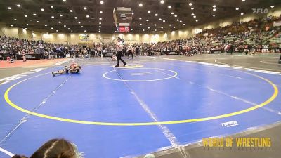 60 lbs Quarterfinal - Joseph Hotel III, Ceres Pups Wrestling Club vs Camden Davis, Hermiston Wrestling