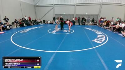 225 lbs Round 5 (6 Team) - Brinley Buechler, North Dakota Blue vs Heidi Benefield, Arkansas Gold