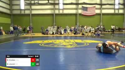 184 lbs Finals (2 Team) - Blake Jouret, Pratt Community College vs Brandon Knoles, Colby Community College