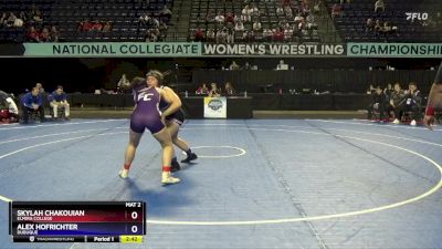 155 lbs Cons. Round 4 - Alex Hofrichter, Dubuque vs Skylah Chakouian, Elmira College