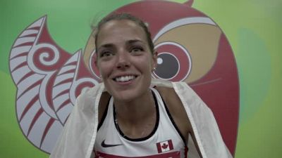 Melissa Bishop wins surprise silver medal in 800