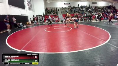 157 lbs Cons. Round 1 - Caleb Estrada, Liberty vs Bryce Sanford, Rocky Mountain