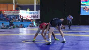 46kg Quarter-finals Dylan DEmilio (USA) vs. Yerbolat Rakhmanov (KAZ)