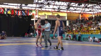 63kg Quarter-finals Jarod Verkleeren (USA) vs. Tobias Portmann (SUI)