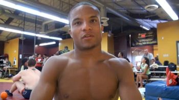 Mark Hall is Jordan Burroughs' training partner