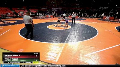 2A 126 lbs Champ. Round 1 - Nathan Randle, Wauconda vs Tommy Banas, New Lenox (Providence Catholic)