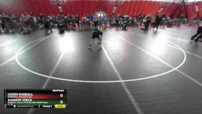 85 lbs Semifinal - Kannon Voeck, Monona Grove/McFarland Wrestling Club vs Jaxon Randall, Immortal Athletics WC