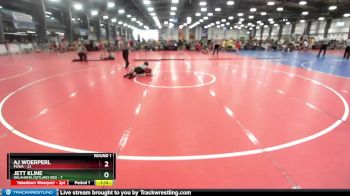 80 lbs Rd# 4- 2:00pm Friday Final Pool - Aj Woerperl, POWA vs Jett Kline, Oklahoma Outlaws Red