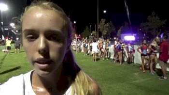 Alex Calegari (Poway) runs 17.23 to win girls rated