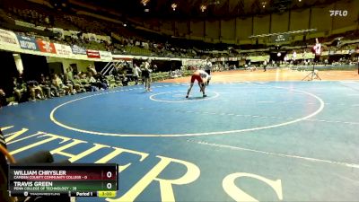 174 lbs Quarters & Wb (16 Team) - William Chrysler, Camden County Community College vs Travis Green, Penn College Of Technology