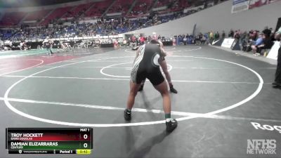 6A-144 lbs Cons. Round 5 - Damian Elizarraras, Century vs Troy Hockett, David Douglas