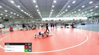 154 lbs Final - Joel Welch, POWA vs Nicky Singer, PA Alliance Black