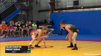 87lbs Match Cullan Schriever (IA) vs. Vincent Zerban (IL)