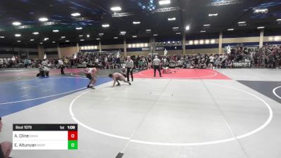 113 lbs Round Of 32 - Abram Cline, Granite WC vs Edmon Altunyan, Montebello HS