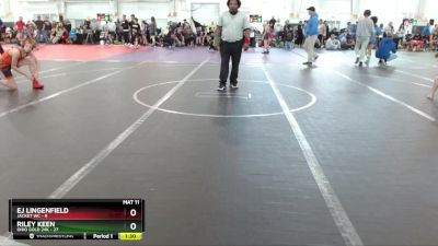 100 lbs Round 4 (10 Team) - EJ Lingenfield, Jacket WC vs Riley Keen, Ohio Gold 24K