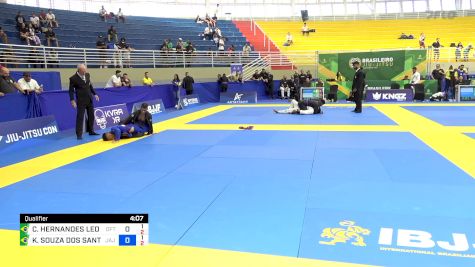 CAUÃ HERNANDES LEONOR vs KAUAN SOUZA DOS SANTOS 2024 Brasileiro Jiu-Jitsu IBJJF