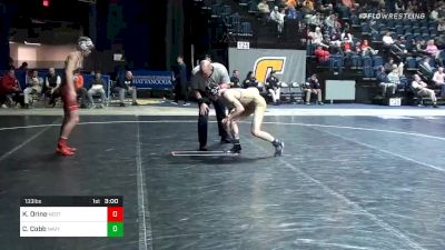 133 lbs Consolation - Kai Orine, NC State vs Casey Cobb, Navy